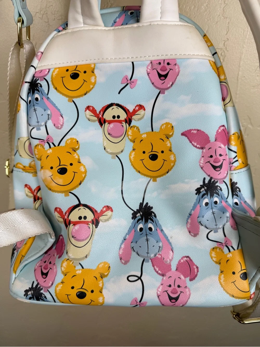 Disney Loungefly Winnie the Pooh & Friends Mini Backpack Pastel Blue